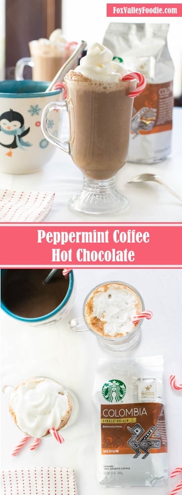 Peppermint Coffee Hot Chocolate