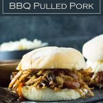 This easy Slow Cooker BBQ Pulled Pork recipe has bold barbecue flavors and is a perfect party entree. #bbq #pork