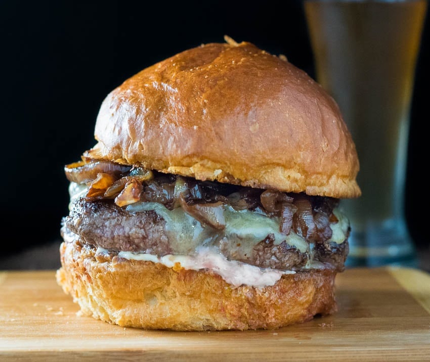 Wagyu Beef Burger With Caramelized Onions Fox Valley Foodie