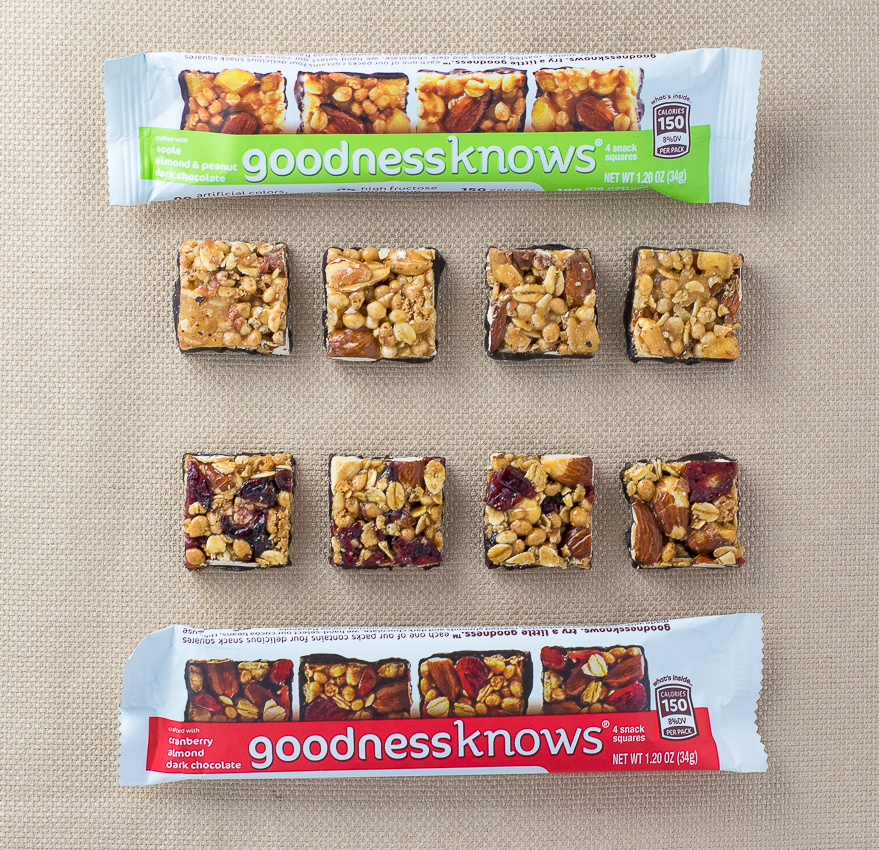 goodness knows snack sqares cranberry