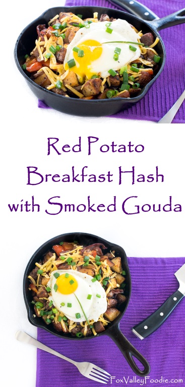 Red Potato Breakfast Hash with Smoked Gouda