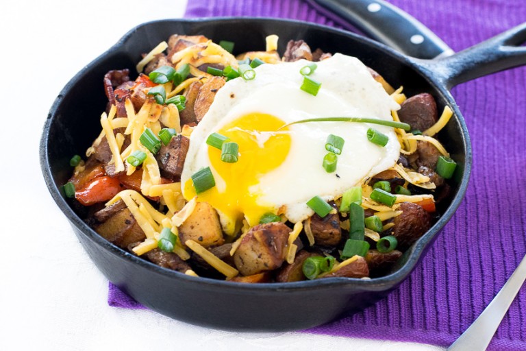 Red Potato Breakfast Hash with Smoked Gouda Fox Valley Foodie