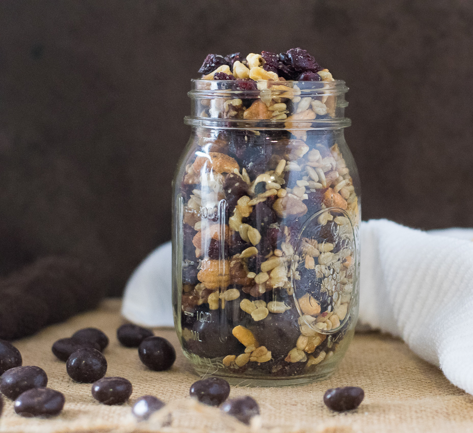 Blueberry Vanilla Trail Mix with Walnuts and Cashews