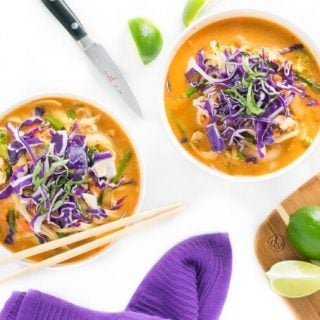 Chicken Coconut Curry Noodle Soup