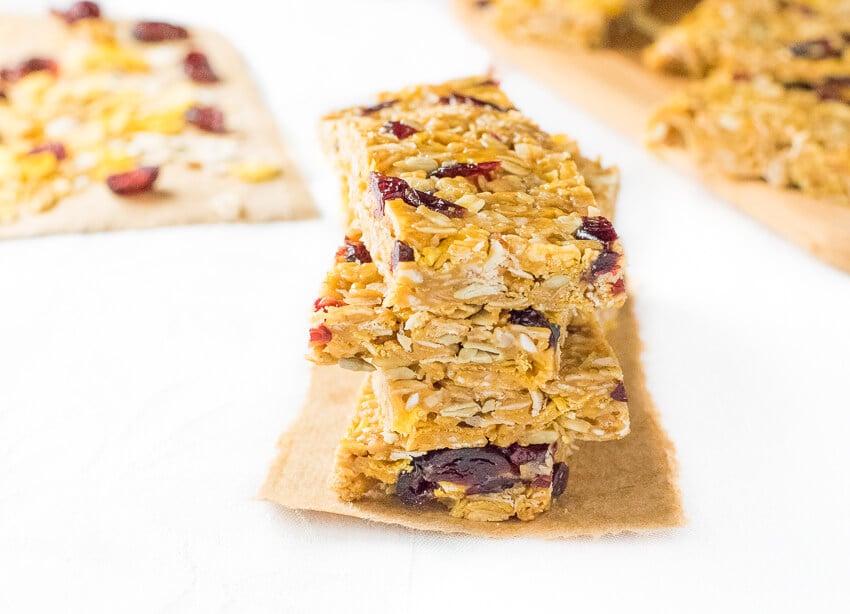 Peanut Butter Granola Bars recipe