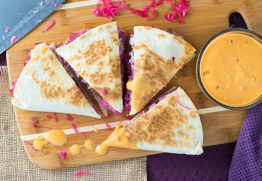 Reuben Quesadilla