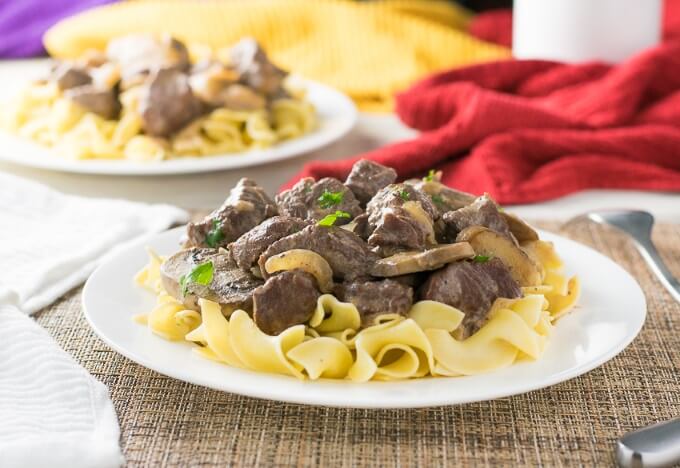 Beef Stroganoff from Scratch