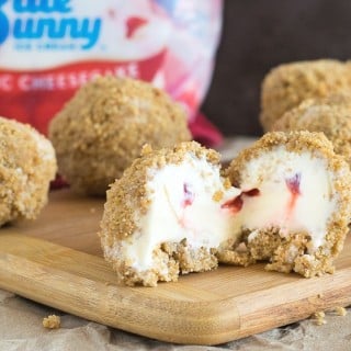 Cheesecake Ice Cream Bites