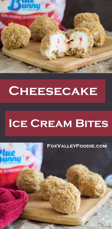 Cheesecake Ice Cream Bites Recipe