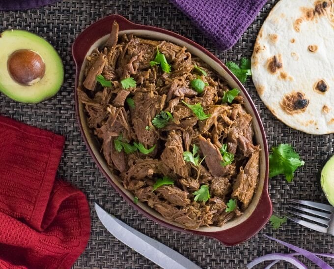 Mexican Shredded Beef Slow Cooker