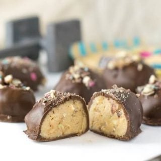 M&M Cookie Dough Truffles