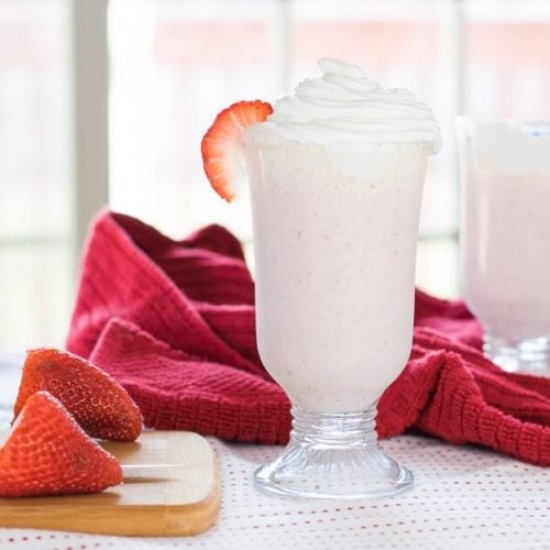 Strawberry Banana Milkshake