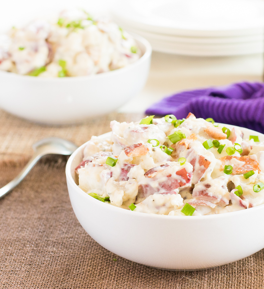 Blue Cheese Potato Salad with Bacon Fox Valley Foodie
