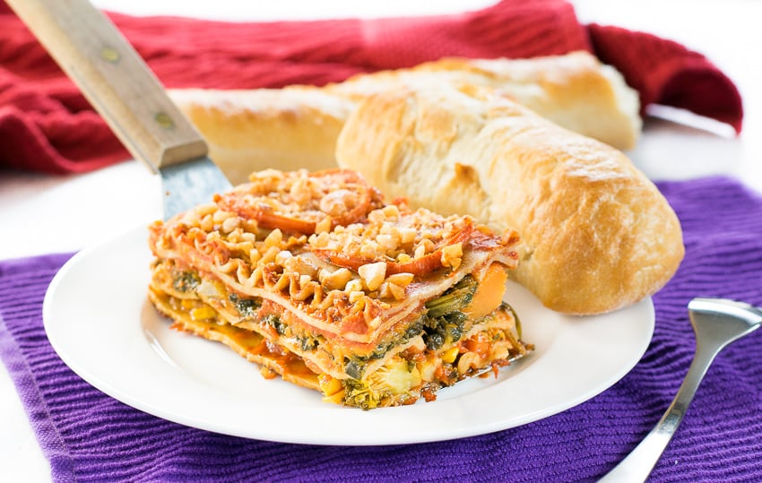 Engine 2 Healthy Vegetable Lasagna