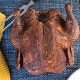 Smoked Whole Chicken with Blackened Seasoning