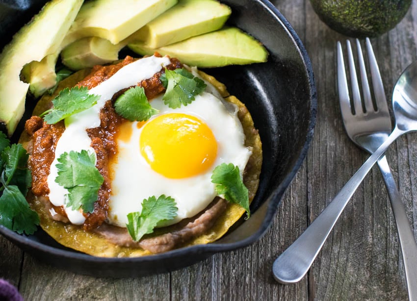 Huevos Rancheros with Chorizo Sauce Recipe