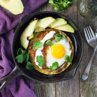 Huevos Rancheros with Chorizo and Avocado