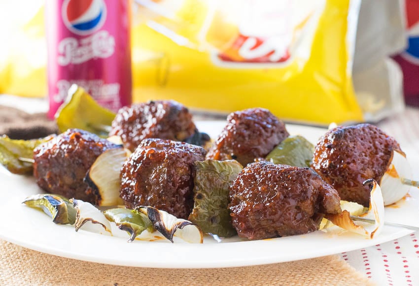 BBQ Meatball Kabobs