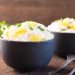 Coconut Milk Rice with Pineapple