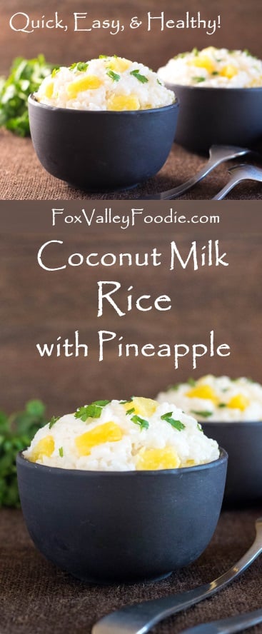 Coconut Milk Rice with Pineapple Recipe - Quick Easy & Healthy!