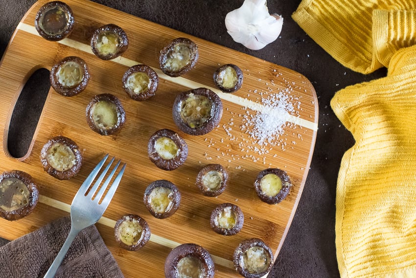 Garlic Butter Roasted Mushrooms Recipe