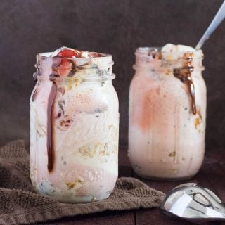 Dr Pepper Cherry® Float with Peanut Butter Caramel Ice Cream Recipe