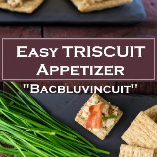 Easy TRISCUIT Appetizer - Bacbluvincuit Recipe