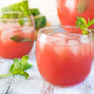 Watermelon Grapefruit Agua Fresca with Mint Recipe