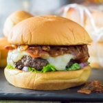 Bacon Jam Burger with Gruyere Cheese