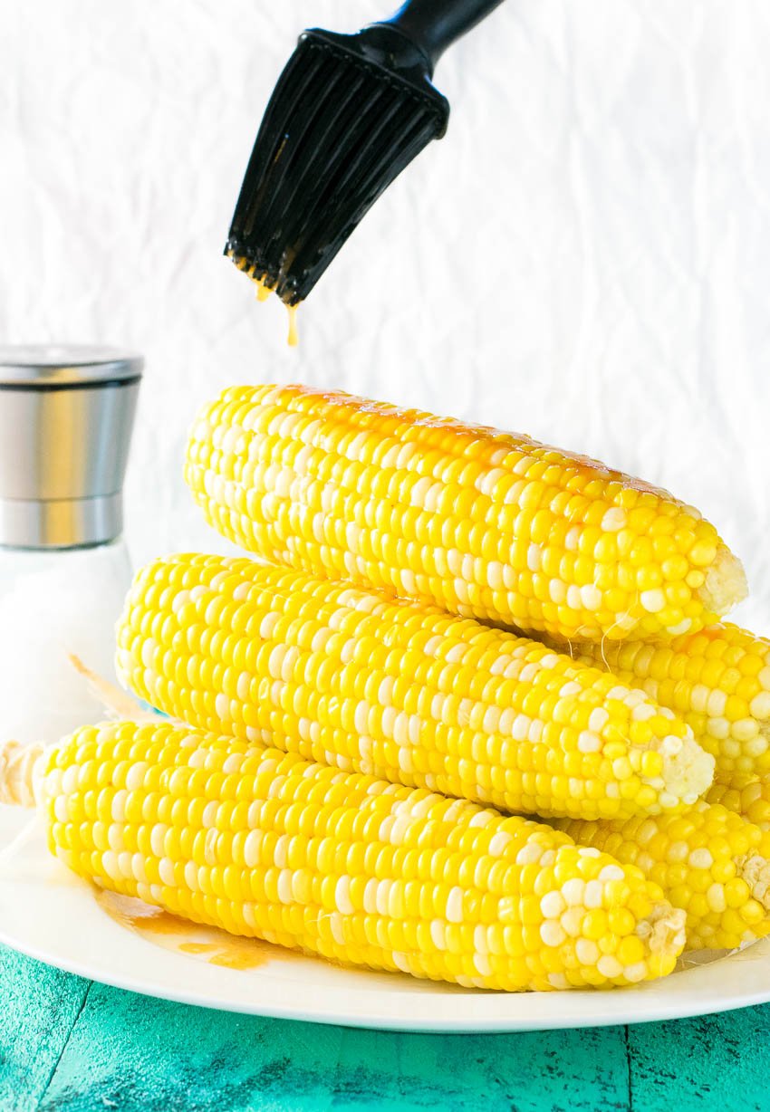 Honey Sriracha Buttered Corn on the Cob Recipe