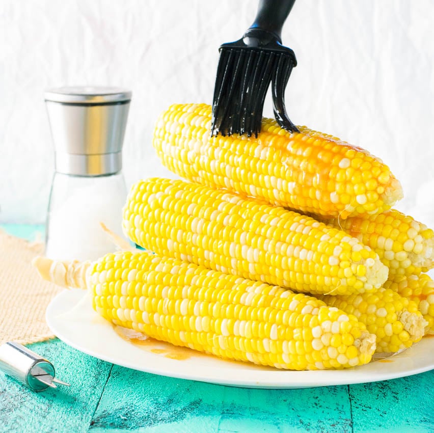 Honey Sriracha Buttered Corn on the Cob Recipe