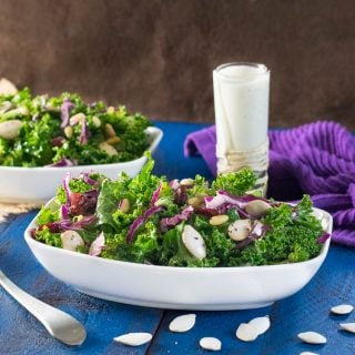 Kale and Broccoli Salad with Poppyseed Dressing