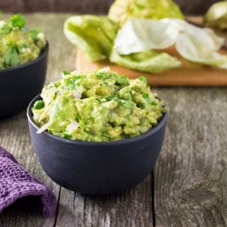 Easy Roasted Tomatillo Guacamole