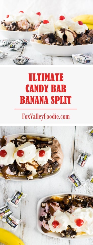 Ultimate Candy Bar Banana Split Recipe