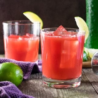 Watermelon Citrus Cocktail Mixed Drink