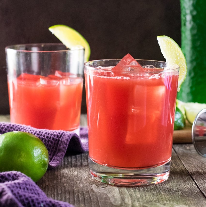 Watermelon Citrus Cocktail Mixed Drink