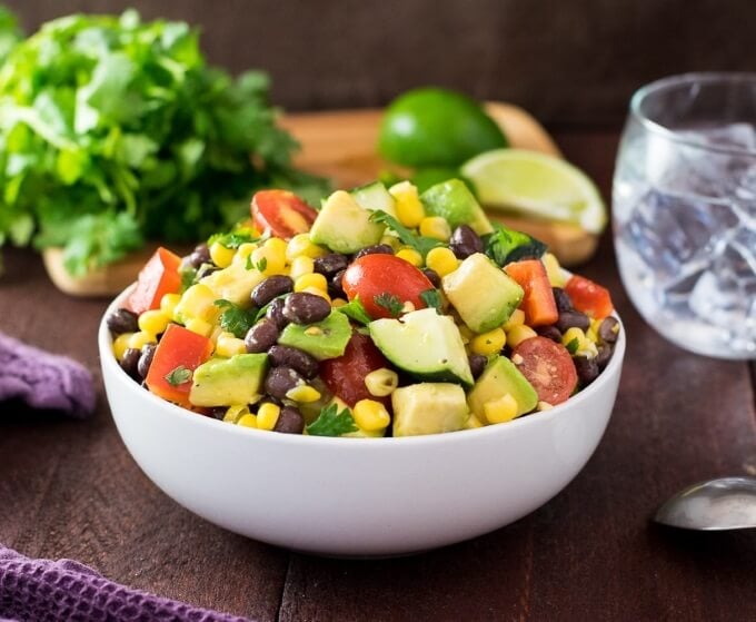 Avocado Black Bean Salad