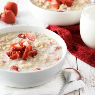 Strawberries and Cream Oatmeal