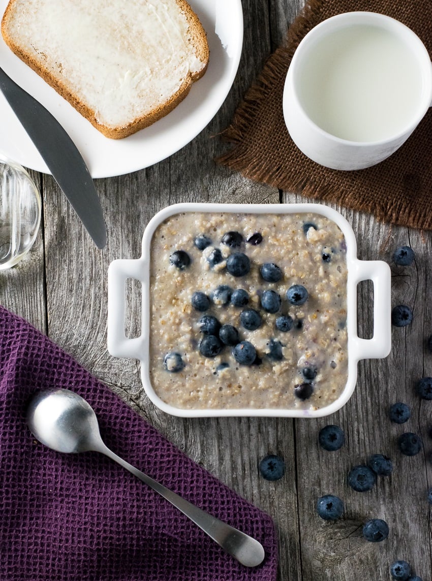 Blueberry Vanilla Oatmeal Recipe