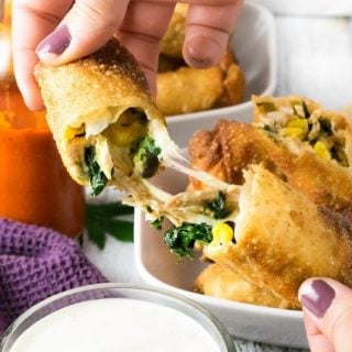 Cheesy Southwestern Egg Rolls Recipe