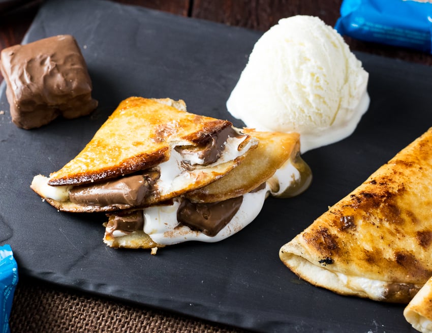 Dessert Quesadilla with SNICKERS® Crisper Fox Valley Foodie
