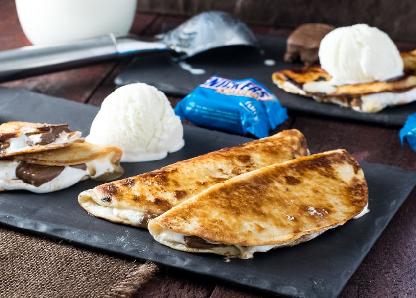 Dessert Quesadilla with SNICKERS® Crisper Recipe