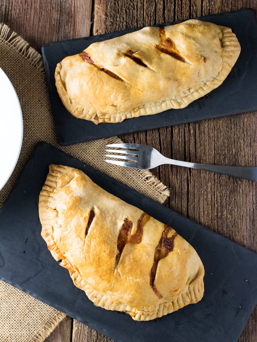 Ham Cheese and Potato Cornish Pasties