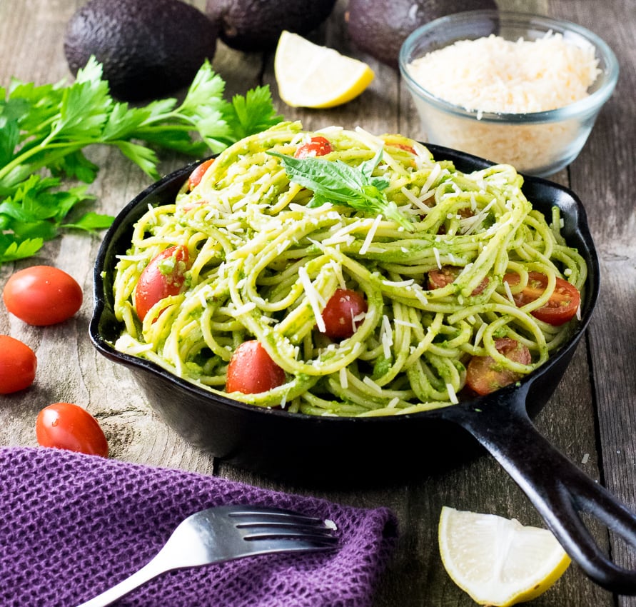 Healthy Avocado Pasta