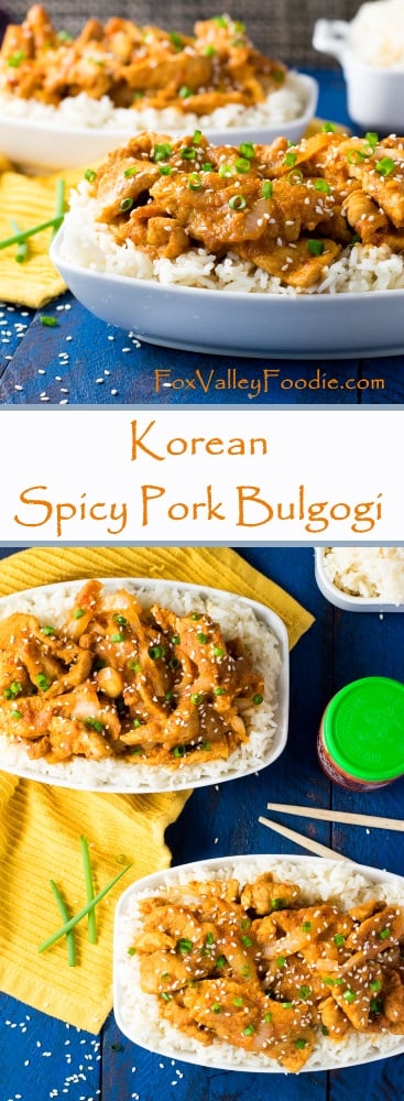 Korean Spicy Pork Bulgogi Recipe