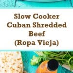 Slow Cooker Cuban Shredded Beef - Ropa Vieja recipe