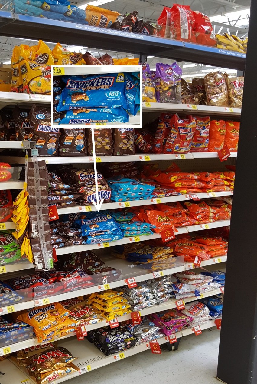Snickers Crispers Walmart