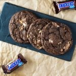Triple Chocolate Snickers Cookies Recipe