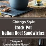 Chicago Style Crock Pot Italian Beef Sandwiches Recipe