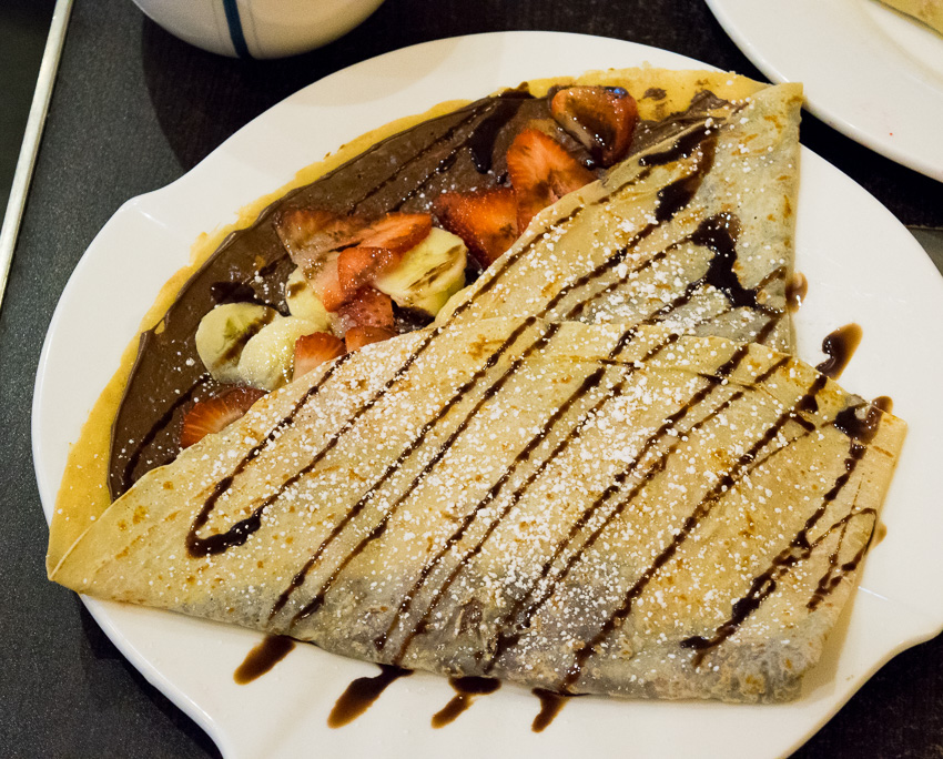 Eating Montreal Crepe Cafe